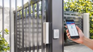 serrure connectée pour portail extérieur