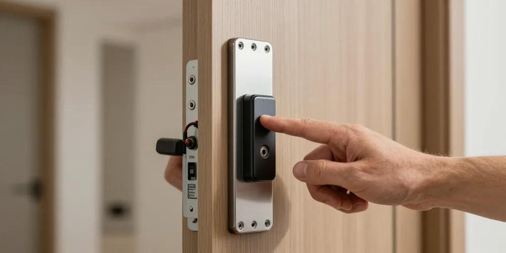 serrure magnetique porte interieure
